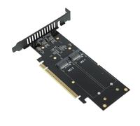 DIYEAH Port Nvme to Pci E Adapter Card SSD Converter for Mainboard High Stability Design for Data Acquisition Processing Compatible with Server Chassis