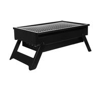 DIYEAH Portable Charcoal Grill Folding Mini Charcoal Grill for Outdoor Cooking Camping Steel Stainless Steel Compact Lightweight for 1-3 People