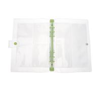 DIYEAH Portable Diamond Art Portfolio Binder with Multipage Design and Plastic Sections, Easy Visibility Painting Book for Travel and Outdoor Creation, Green Folder for Diamond Drawings