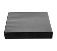 DIYEAH Portable DVD Storage Case for 12 Cds and DVDs, Acrylic Disc Holder Sturdy Design, for Travel and Compact Disc Storage Solutions