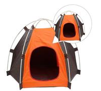 DIYEAH Portable Foldable Pet Tent for Cats and Dogs with Warm Cloth Material and Sun-block Feature Super Cute Outdoor Pet Bed and Outdoor Adventures