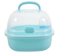 DIYEAH Portable Hamster Cage with Cozy Habitat and Stylish Pp Material, Small Pet Travel Carrier Suitable for Outdoor Adventures and Hamster Transport