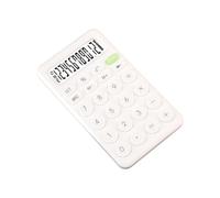DIYEAH Portable Handheld Calculator for Students and Office Use Basic Calculating Device with Lightweight Design Easy Operation for Home School and Accounting Tasks White Color
