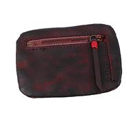 DIYEAH Portable Leather Earphone Cable Organizer Bag Lightweight Data Cable Storage Pouch for Charging Lines and USB Drives Compact Wires Storage for Travel and Daily Use Coffee
