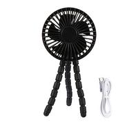 DIYEAH Portable Mini Clip Fan with Flexible Tripod Speed Mute Cooling for Stroller Desk Office Outdoor Handheld Use