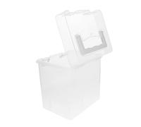 DIYEAH Portable Slot Clear Marker Storage Case with Lid Versatile Organizer Box for Markers Colour Pencils and Paint Brushes for Artists Students and Teachers