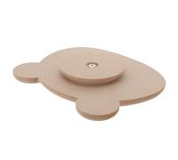 DIYEAH Pottery Plate Mold Ceramic Embossing Mold Potters Crafters Wood Material Custom Bear Design Adds A Fun Touch Minimizes Deformation Suitable for Ceramic Craft Project and Studio