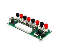 DIYEAH Power Supply Circuit Outlet Module with Power Indicator Standard Pin Atx Connector Multiple Voltage Outputs Replaceable Fuse Terminal for Computer Accessory and Physical Computing
