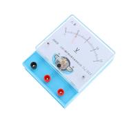 DIYEAH Practical Push-type Voltmeter for School Physics Experiments Plastic Teaching Instrument Easy Operation Accurate Voltage Measurement Tool for Educational Use
