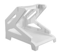 DIYEAH Printer Thermal Label Stand Plastic Roll Paper Holder with Good Stability and Space Optimization for Logistics and Retail Use, White Thermal Sticker Holder for Label Printer