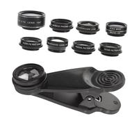 DIYEAH Professional Phone Camera Lens Kit High Definition Wide Angle Macro Fisheye Lenses for Smartphones Easy to Install Capture Stunning Images with Various Effects