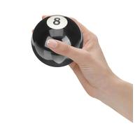 DIYEAH Professional Resin Billiard Cue Ball 8-ball Black Large Size Pool Ball for Training and Game Room Use