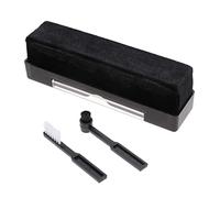 DIYEAH Professional Vinyl Turntables Cleaning Brush with Static Villi Brush for Dust Fingerprint and Stain Removal Records Durable and Eco Friendly