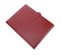 DIYEAH PU Document Organizer Folder with Clipboard Business Meeting Interview Resume Holder with Card Slots Multi Pocket Storage Portable Writing Board Ample Storage Capacity
