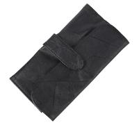 DIYEAH Pu Makeup Brush Bag Cosmetic Brush Organizer Pouch 12 Slots Black Travel Toiletry for Women