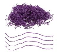 DIYEAH Purple Crinkle Paper Shred Filler 200g for Gift Basket and Box Stuffings, Easy to Portion and Shock Absorption, for Back to School Decor and Craft Class DIY Projects