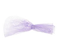 DIYEAH Purple Rhinestone Mesh Headband with Good Elasticity and Easy to Clean Features, Sparkly See-through Headscarf for Women, for Events and Music Festivals