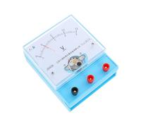 DIYEAH Push-type Teaching Voltmeter for School Physics Experiments Lightweight Plastic Electrical Voltage with Easy-read Scale Practical Instrument for Accurate Data Measurement