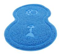 DIYEAH Pvc Cat Litter Mat for Cats and Puppies with Non-slip Design, Absorbs Sand Effectively, Compact Green Door Mat for Pet Feeding Area and Litter Control Random Color