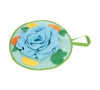 DIYEAH Rabbit Foraging Mat for Small Pets with Non-slip Bottom Snuffle Cushion to Stimulate Natural Feeding Instincts Machine Washable Hamster and Rabbit Treat Dispenser Playpad