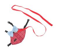 DIYEAH Rabbit Gentleman Suit Small Animal Harness and Leash Set Cute Bunny Vest Adjustable Straps for Rabbits Hamsters and Other Small Pets for Outdoor Walks and Daily Use