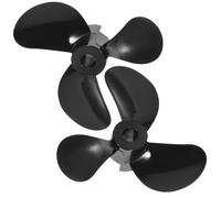 DIYEAH Rc Boat Propeller 40mm 3 Blade Plastic PC Replacement | Easy Installation, Black Finish, Full Submerged Design, for Racing and Marine Remote Control Boats