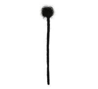 DIYEAH Real Human Hair Fashionable Dreadlock Extensions Lightweight Black Comfortable to Wear Lifelike Loc Extensions for Natural Hair Braiding and Styling
