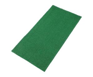 DIYEAH Realistic Fake Grass Mat Green Synthetic Lawn Carpet for Fish Tanks | Plastic Natural-looking Surface, Quick-drying Texture, Moisture-resistant Habitat Accessory for Reptiles, Aquariums, Camping