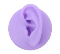 DIYEAH Realistic Left Silicone Ear Model for Piercing Practice and Jewelry Display Soft Flexible Ear Mold for Earring Training Piercing Simulation Silicone Material