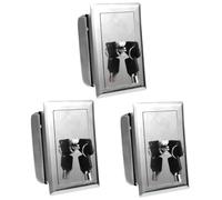 DIYEAH Remote Control Shutter Door Push Button Control Station Box with Manual Lock Box and Button for Outdoor Garage Roller Shutter Gate Opener