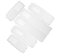 DIYEAH Remote Control Stretchable Design Silicone 6pcs Tv Protective Cover for Remotes, Waterproof with Anti-slip Function, Crystal Visibility Sleeve Air Conditioner for Daily Use