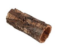 DIYEAH Reptile Hide Cave Wood Climbing Hide for Snakes Geckos and Frogs Hollow Tree Trunk Design 3.14×7.8 Inches for Terrariums and Lizard Resting Shelter