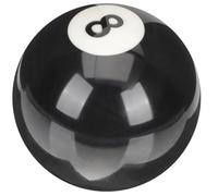 DIYEAH Resin 8 ball Billiard Ball Black Number 8 Pool for Training and Game Room Use, Portable Billiard Accessory Compatible Standard Pool Tables