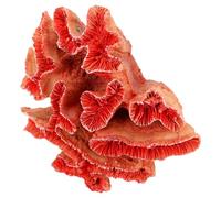 DIYEAH Resin Coral Reef Aquarium Decor Orange Artificial Coral for Fish Tank Ornament Underwater Landscape Decoration for Aquatic Pets