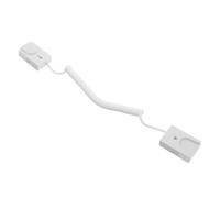 DIYEAH Retractable Lost Remote Tether with Self Adhesive Hook Elastic Spring Cable Lock for Phones and Tv Controllers No Drill Installation Fit for Home Organization