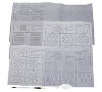 DIYEAH Reusable Calligraphy Practice Water Cloth for Beginners Versatile Chinese Writing Mat with Multiple Templates Enhances Creativity and Focus School Supplies for Family Learning