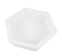 DIYEAH Reusable Made of Sturdy Pp Material with Easy Operation Hexagon Shaped Lawn Patio Mold for Garden Paving and Yard Walkway Concrete Projects