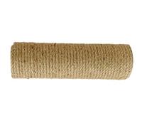 DIYEAH Reusable Wooden Cat Scratching Post with Natural Rope, 7cm Diameter X 35cm Length, Indoor Scratcher Pole for Cats and Kittens, Sturdy DIY Replacement Tower Accessory