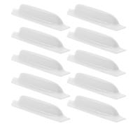 DIYEAH Reverse Camera Waterproof Protection 10pcs White Rain Cover Abs with Sl esign for Backup and Rearview Cameras for Automotive Exterior Accessories and Snow Use