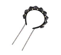 DIYEAH Rhinestone Headband Tassel Headband Creative Simple and Elegant Style Not Easy to Fall off Fabric and Rhinestone Material Suitable for Ceremonies Kinds of People Fashion Head-wear