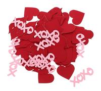 DIYEAH Romantic Heart Shape Paper Confetti for Valentine's Day Wedding Anniversary Decorations Fade-resistant Party Confetti for Tables Invitations Balloons Multi-use Celebration Supplies