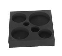 DIYEAH Round Graphite Ingot Mold Crucible for Metal Refining Six Slot Design for Gold Silver Aluminum Copper Brass Casting Polished Surface for Smooth Demolding and Precise Bar Shaping