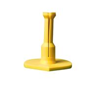 DIYEAH Rubber Golf Ball Tee Holder Practice Mat Accessory with Sturdy Ball Nail for Golf Training and On-course Use