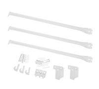 DIYEAH Rv Awning Shelf Bracket Set with Supports Wire Clips End Brackets for Workspace Cable Management Trailers and Campers Precision Positioning Enhanced Stability