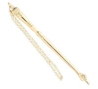 DIYEAH Scripture Pointer Jewish Metal Finger Tool Zinc Alloy with Chain for Bible Reading 5.12in Break Resistant Wear Resistant for Religious Traditions