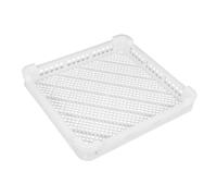 DIYEAH Seafood Basket Lightweight Plastic Drying Basket for Courtyard Air-curing Cold Storage Freezing Food Preserving Tray Shallow Plastic Tray