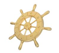 DIYEAH Ships Wheel Nautical Wall Decor Wooden Wheel Rustic Vintage Coastal Home Art for Beach Room Decor and Kitchens