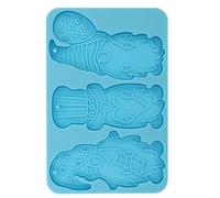 DIYEAH Silicone Gnome Shape Keychain Mold for DIY Crafts Non-Stick Material Lovely Cartoon Design for Handmade Birthday Random Color
