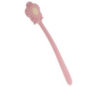 DIYEAH Silicone Massage Pat Back Massage Paddle, Flowershaped Silicone, Pink, Ergonomic Handheld Massager Tool for Body and Hands, the Office at Home, Ages