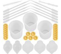 DIYEAH Silicone Measuring Cups for Resin Silicone Tool Kit with Precise Mixing Function Suitable for DIY Crafting and Professional Artists Beginners
